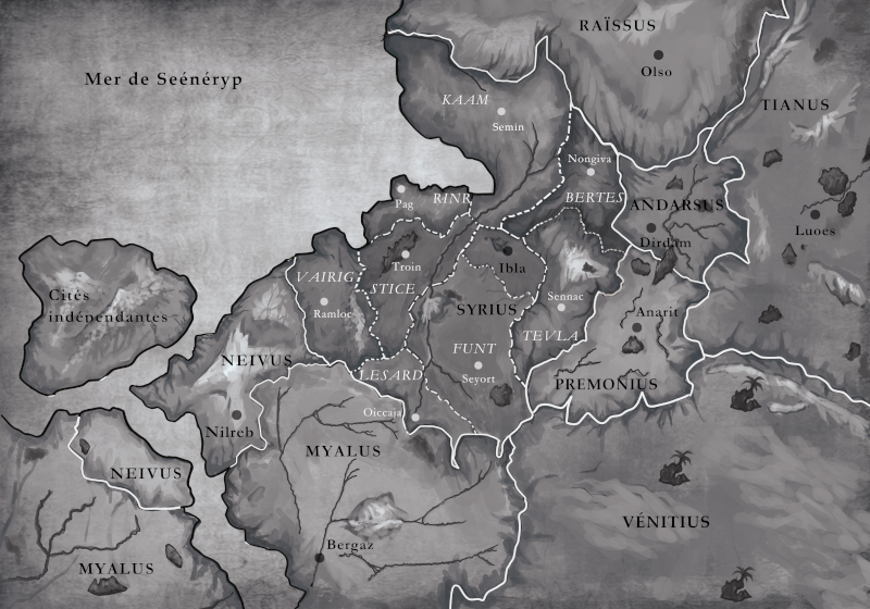 Map of the Continent of the Ancients